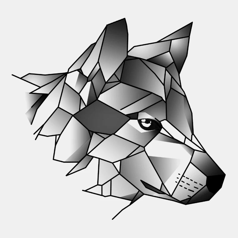 gradient wolf