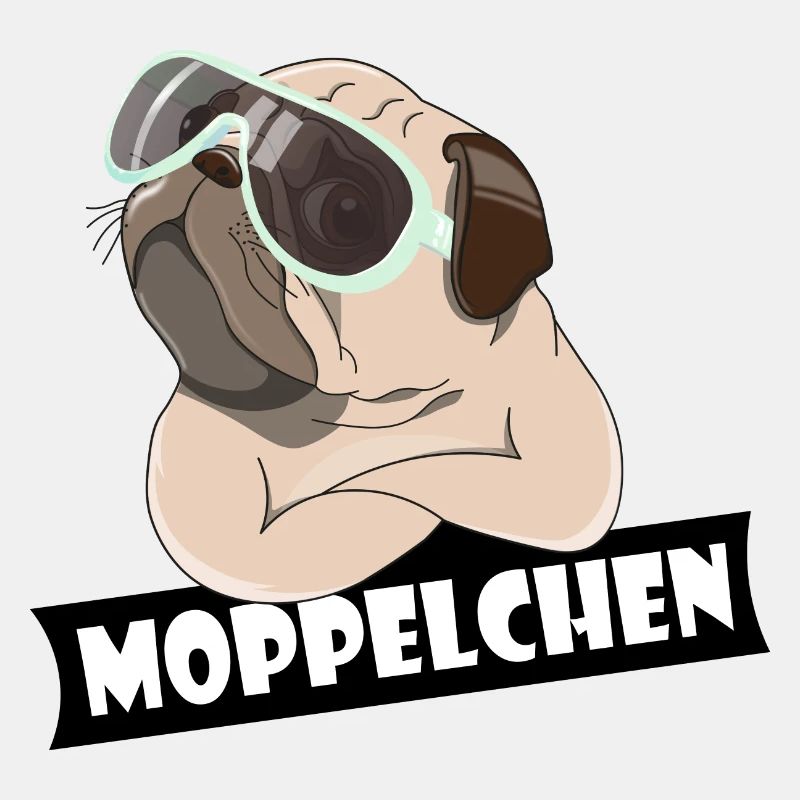 Moppelchen Kosename Spitzname Geschenk Hund Mops