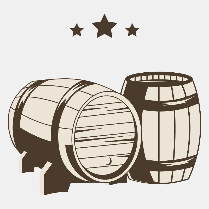 Bierfässer Bier Sterne