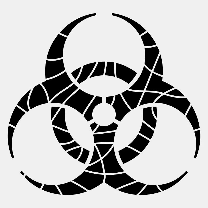 Biohazard Symbol Risse Design