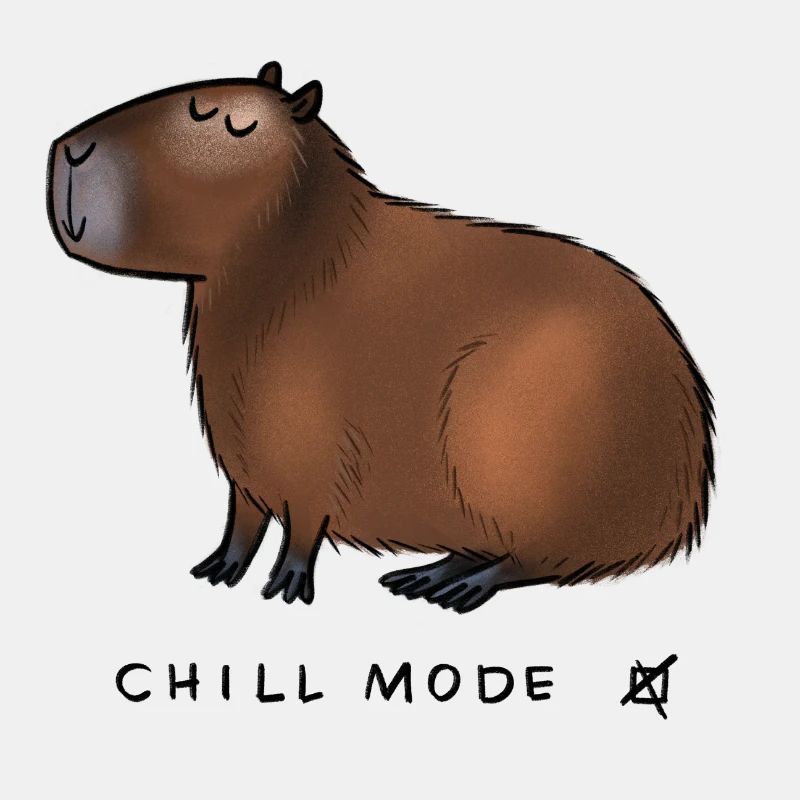 Capybara Chill Mode