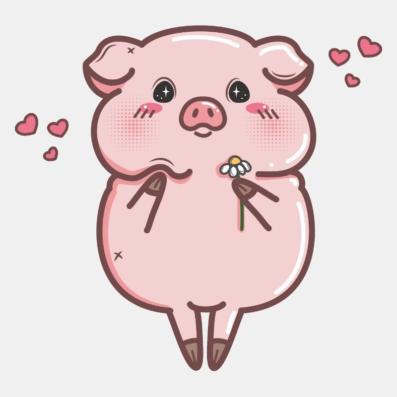 Verliebtes Schweinchen