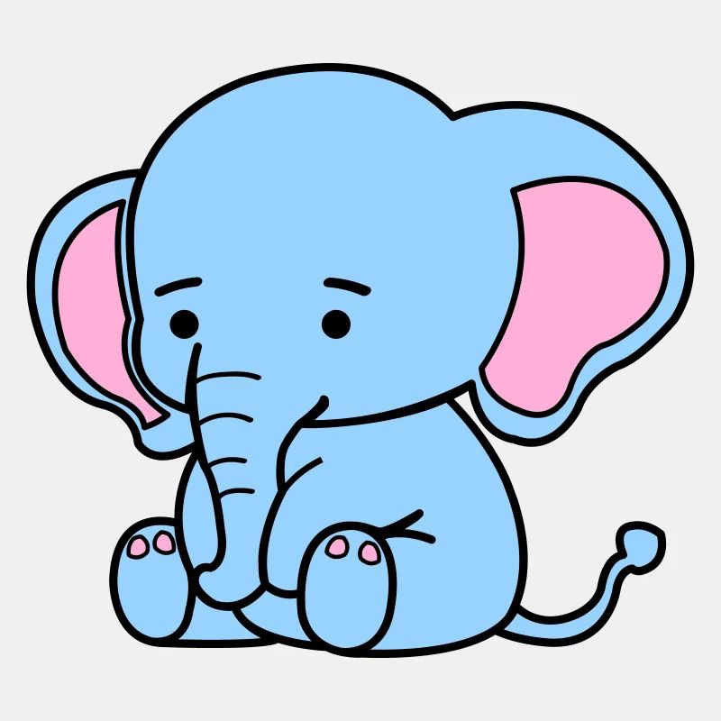 Éléphant mignon