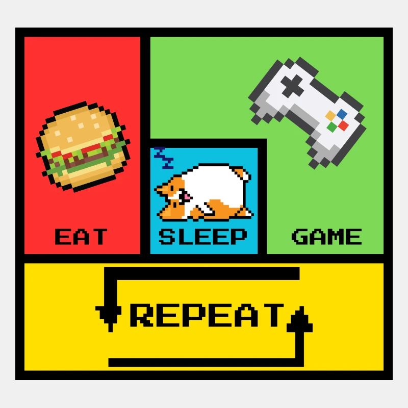 Eat, Sleep, Game, Repeat