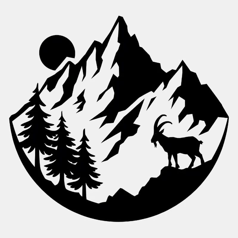 Alpen Berge Steinbock