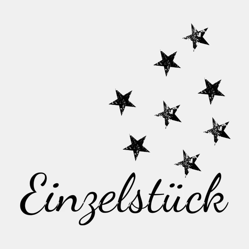 Einzelstück Sternchen schwarz