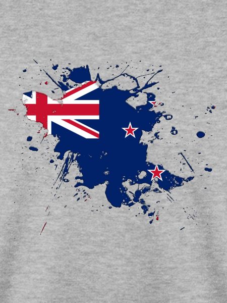 Neuseeland Flagge als Farbklecks