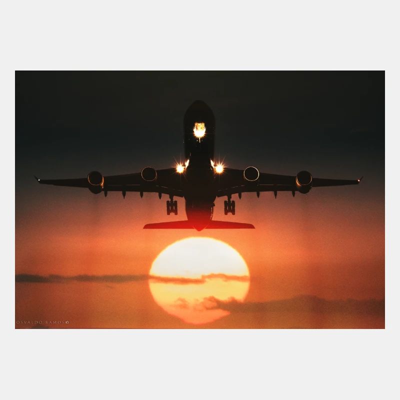 Flugzeug hebt ab