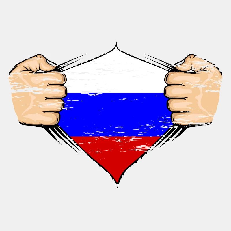 Conception du drapeau de la Russie utilisée