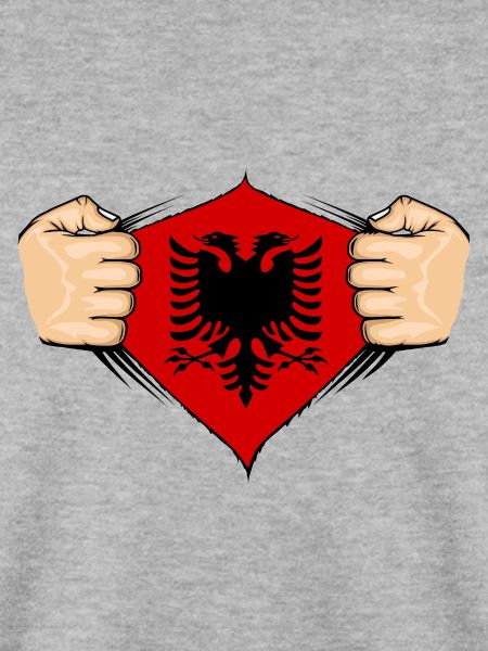 Albanien Flagge Design