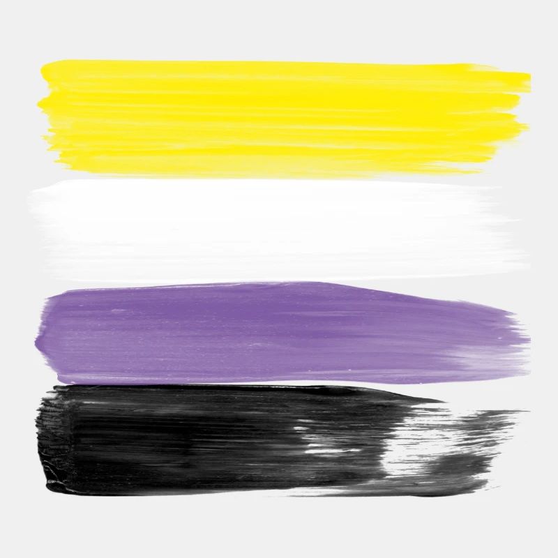Non-Binary Pride Strokes