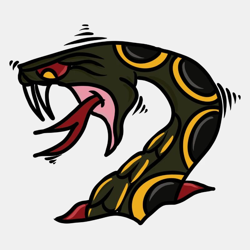 Cobra blessé