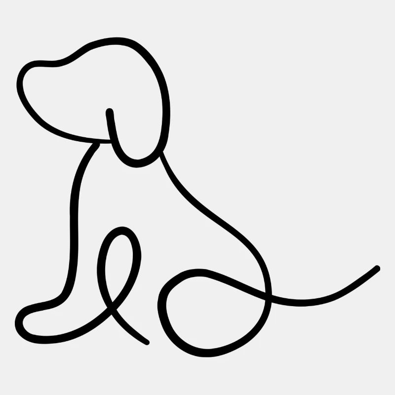 Hundewelpen OneLine