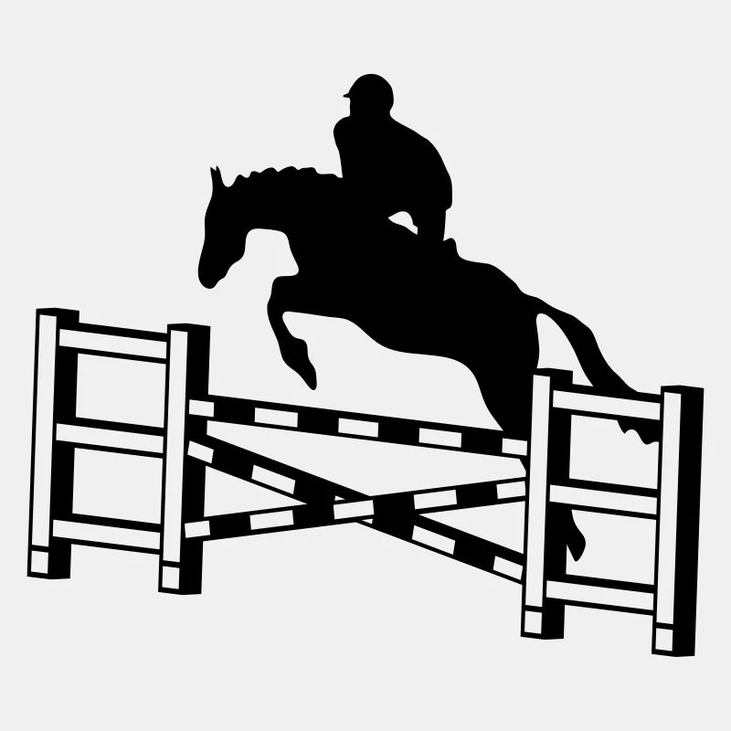 Pferd springend Hindernisses_c1