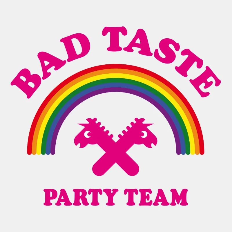 Bad Taste Party Team (Einhorn, Regenbogen, Cooper)