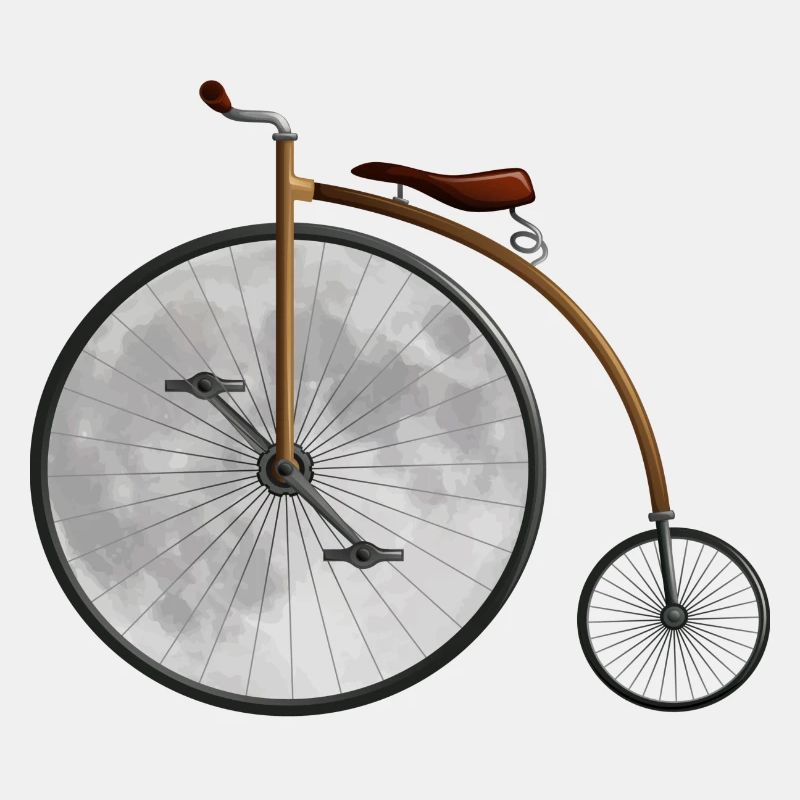 La lune et le vélo
