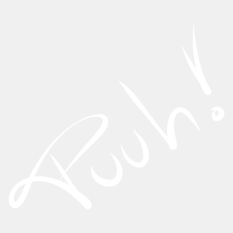 Schrift Puuh Puh