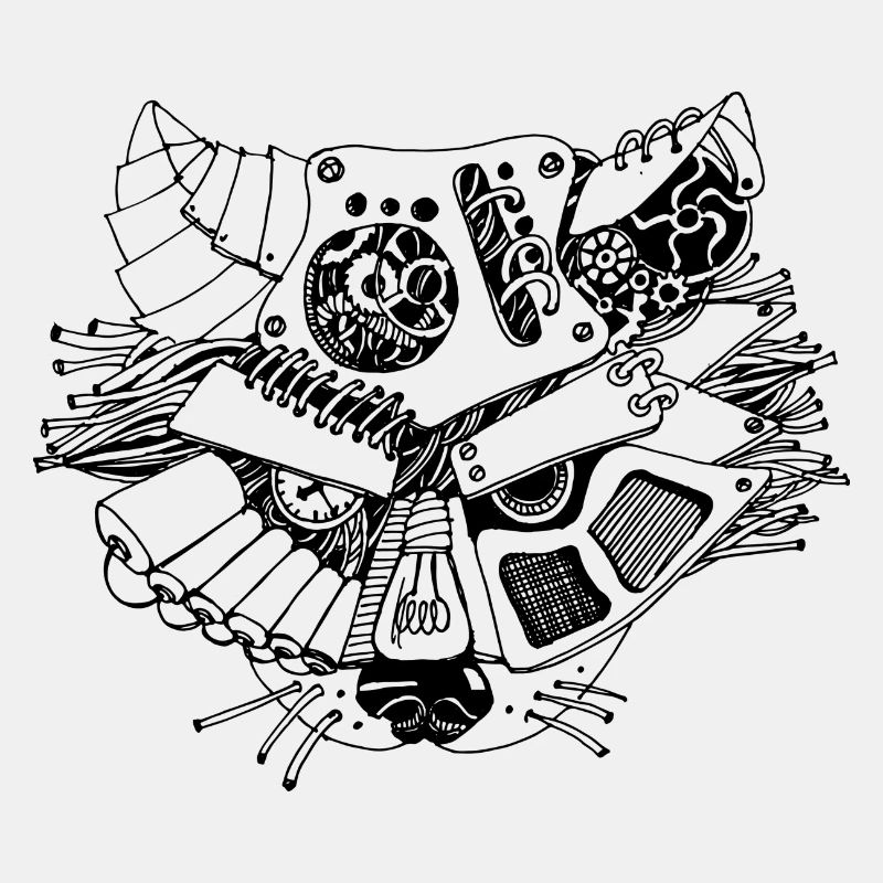 steampank raccoon