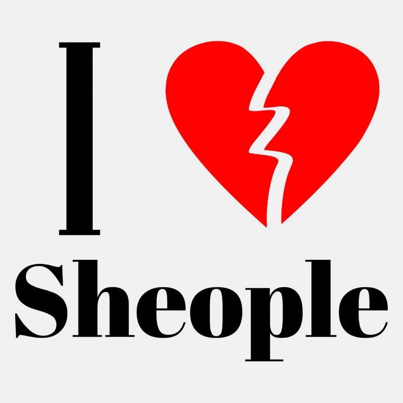 Ironisches Sheople design Statement