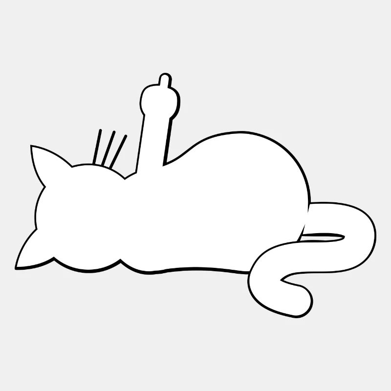 Katze sagt nein