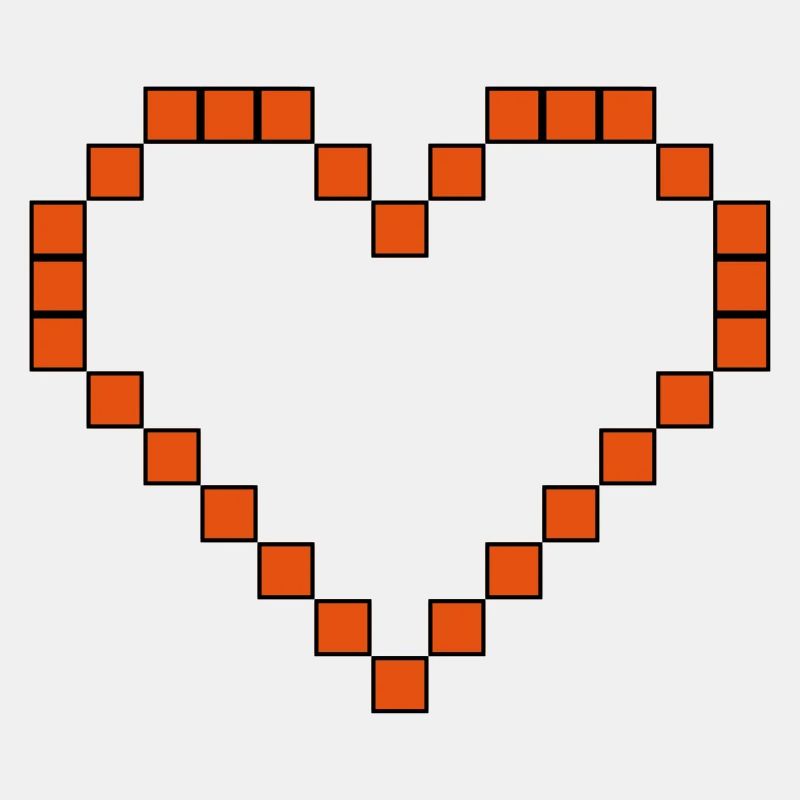 8 bits coeur 01