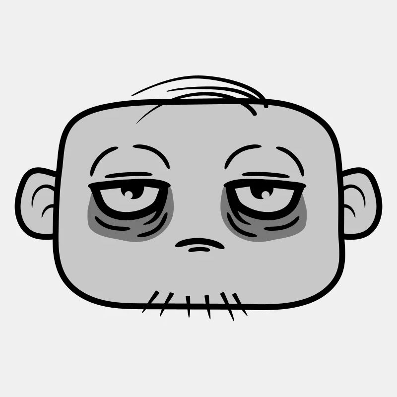 Dunkle Augenringe Gesicht