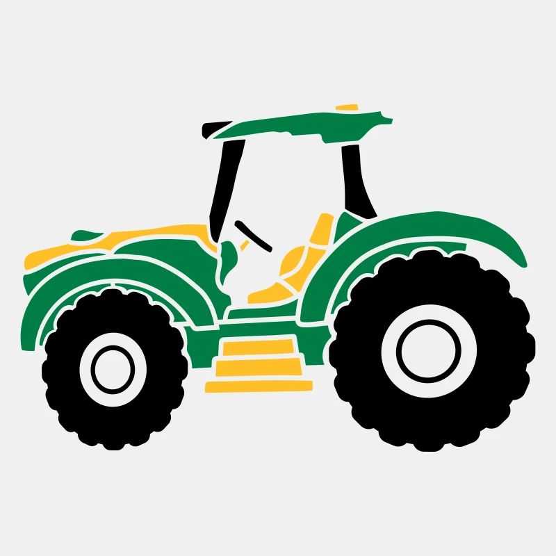 Farmer Traktor fahren