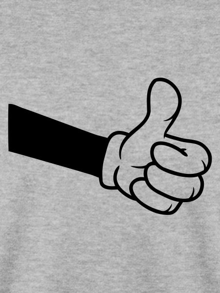 Bestätigen OK Comic Hand