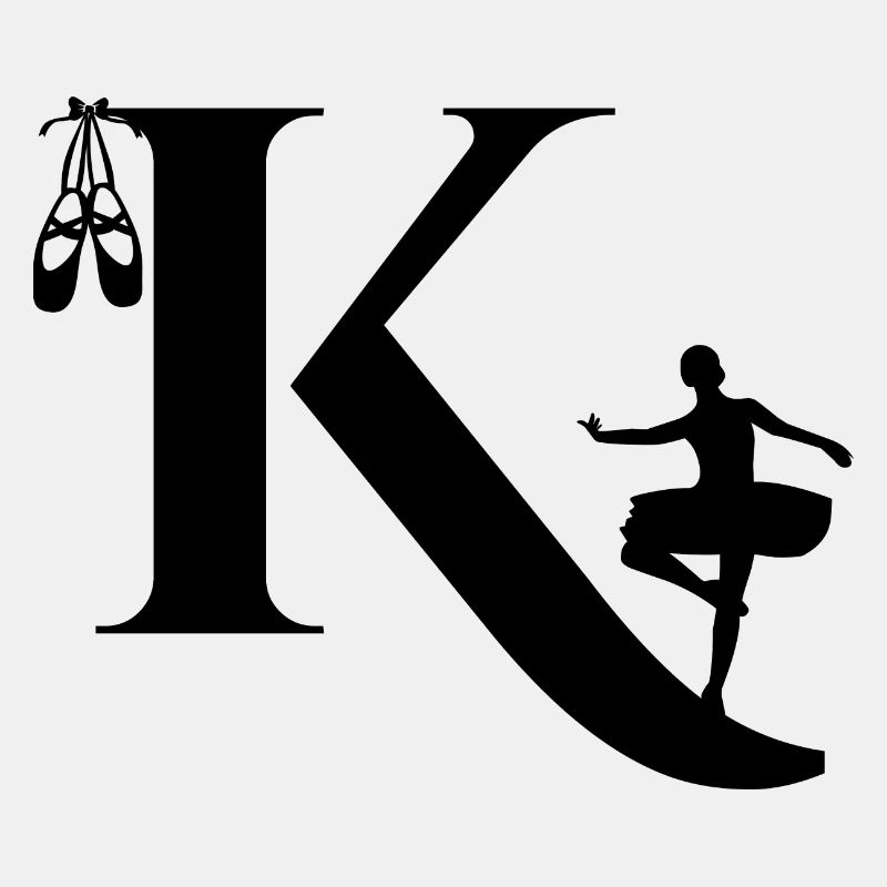 Buchstabe k Ballerina