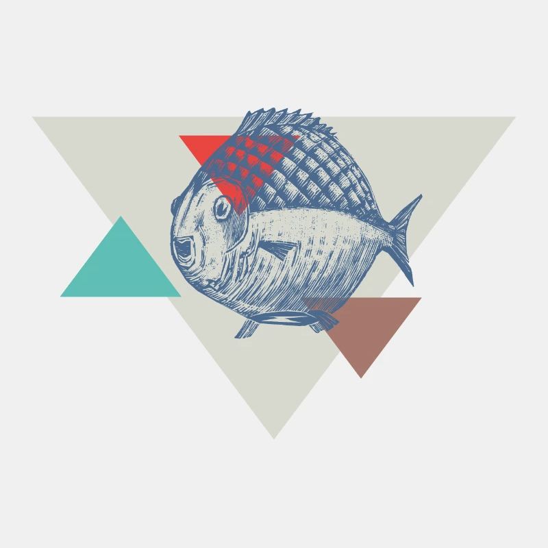 Conception de triangle de poisson