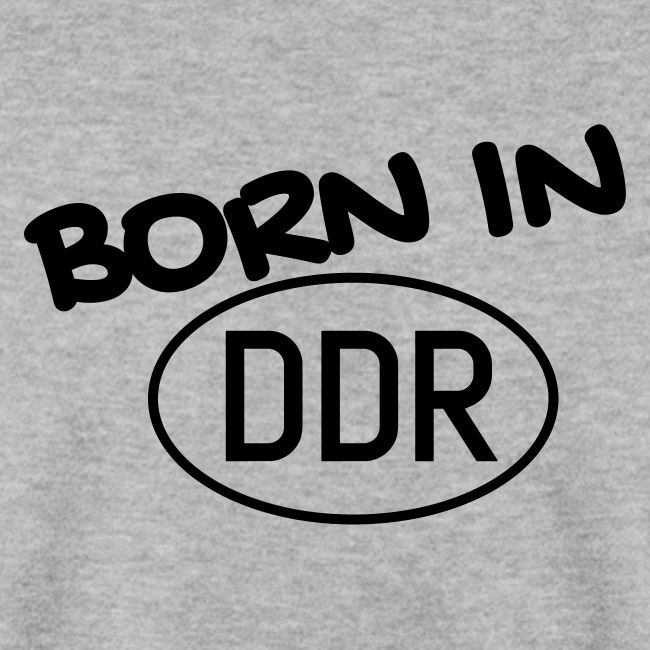 Born in DDR schwarz