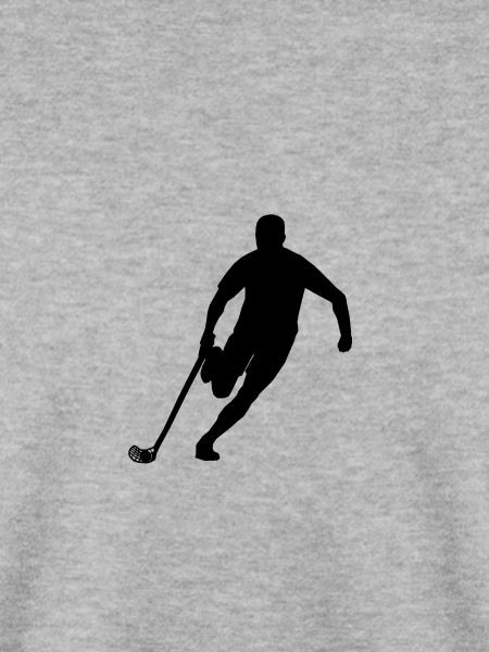 Laufender Floorball Spieler