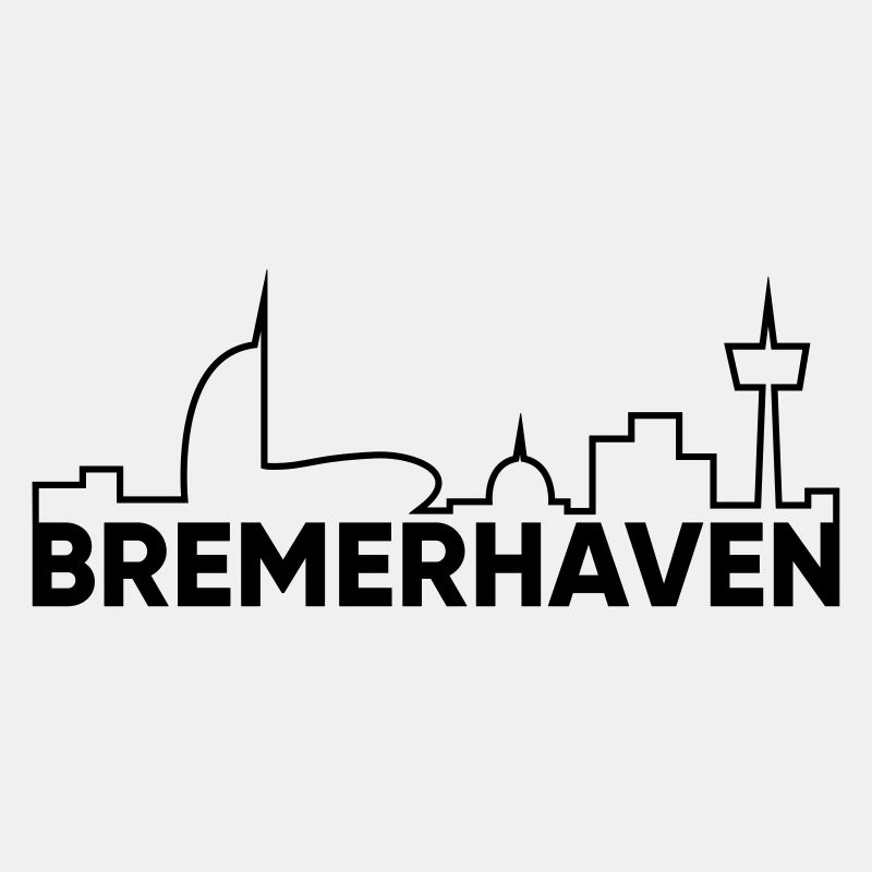 Bremerhaven mit Skyline