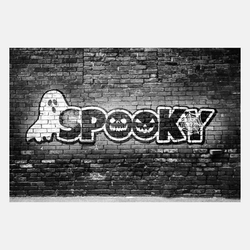 Spooky Halloween Comic Style Graffiti Lettering