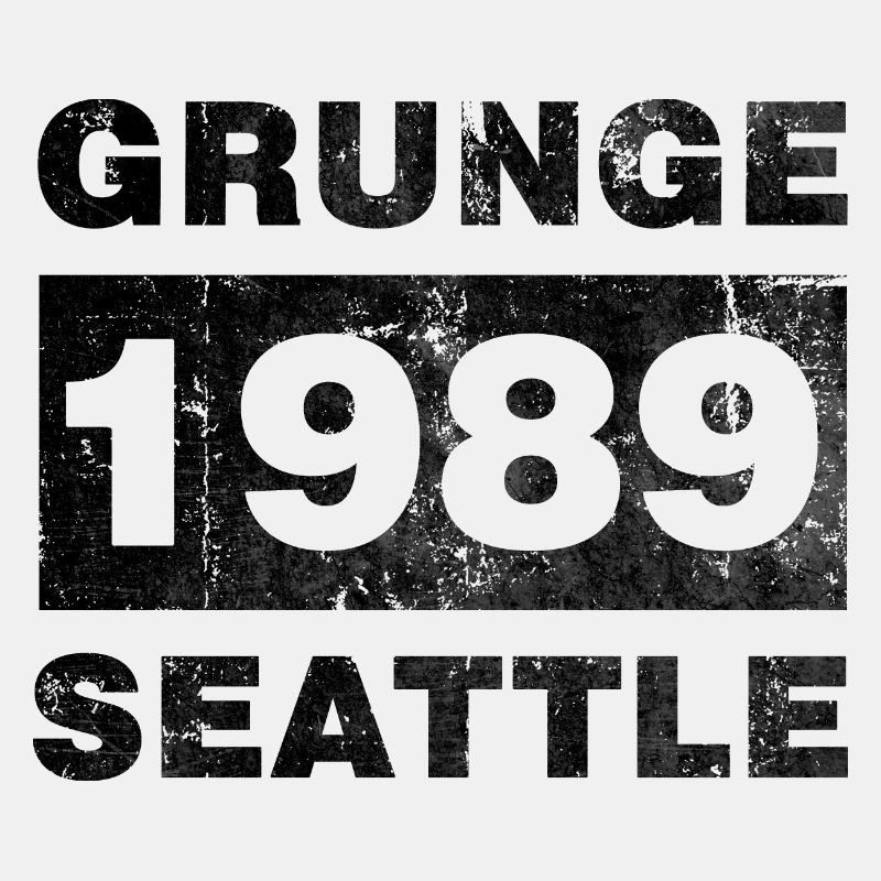 GRUNGE SEATTLE SCHWARZ