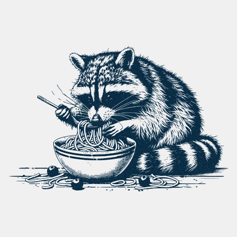 Spaghetti Waschbär