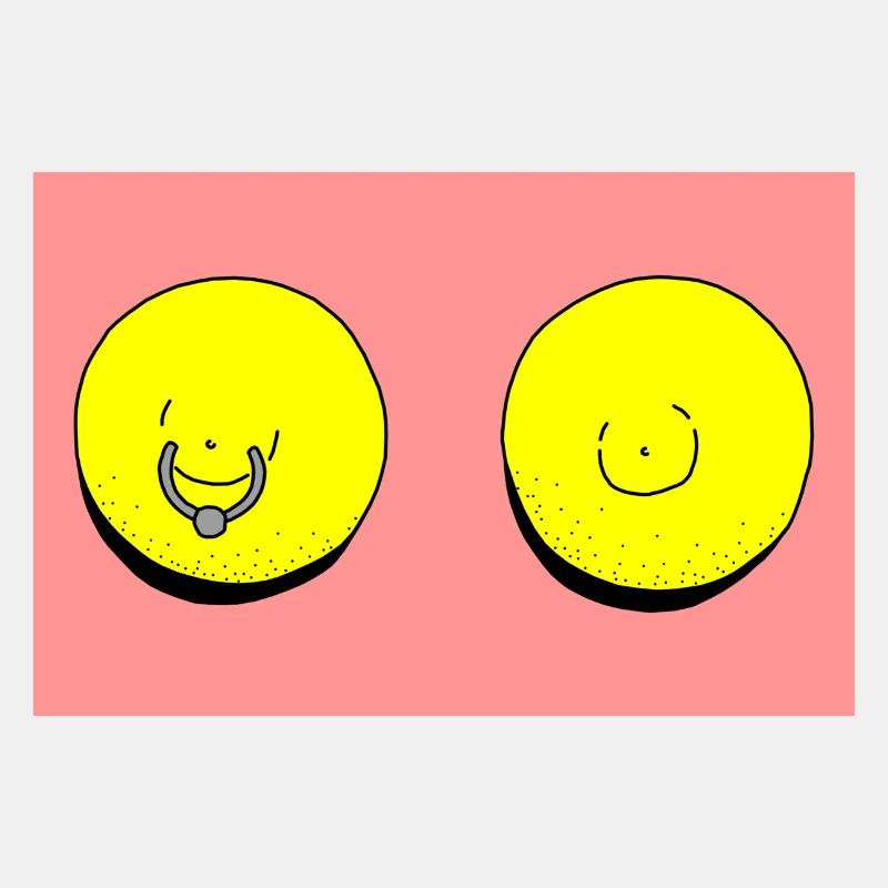 zitrone piercing rot