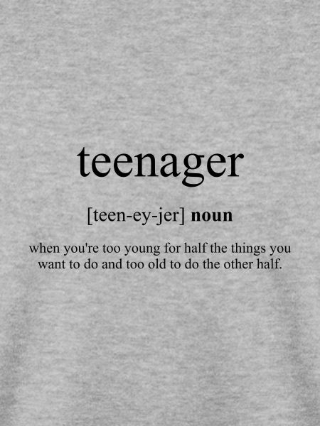 Teenager (Jugendlicher) Definition Dictionary