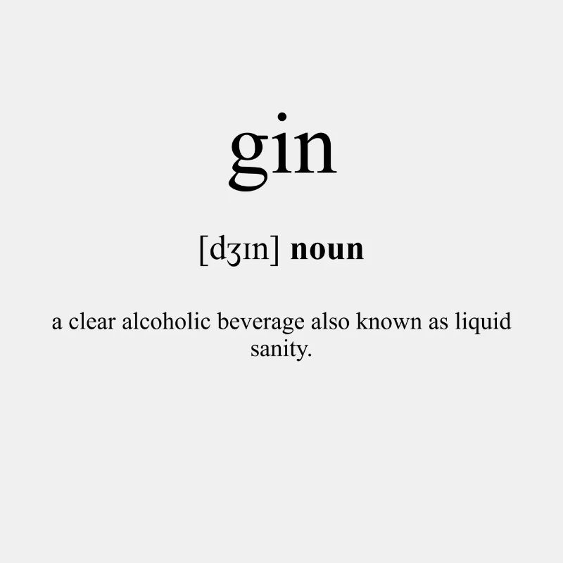 Dictionnaire de définition du gin