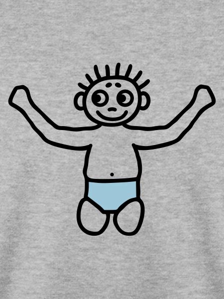 Baby mit Windel - V2