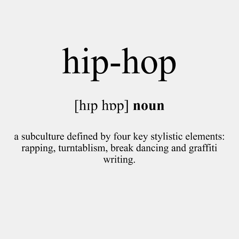 Dictionnaire de définition du hip-hop