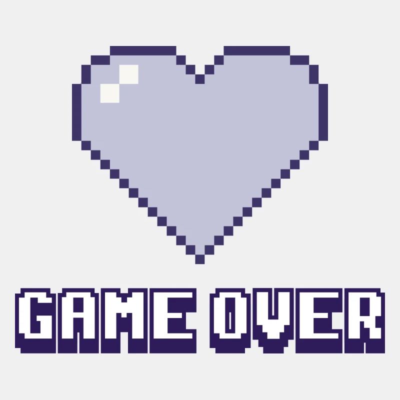 Game Over Purple Heart