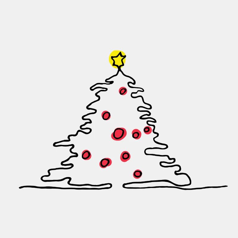 Christmas tree line