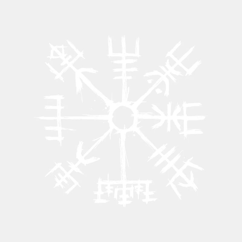 Vegvisir Wikingerkompass Runenkompass Wegweiser
