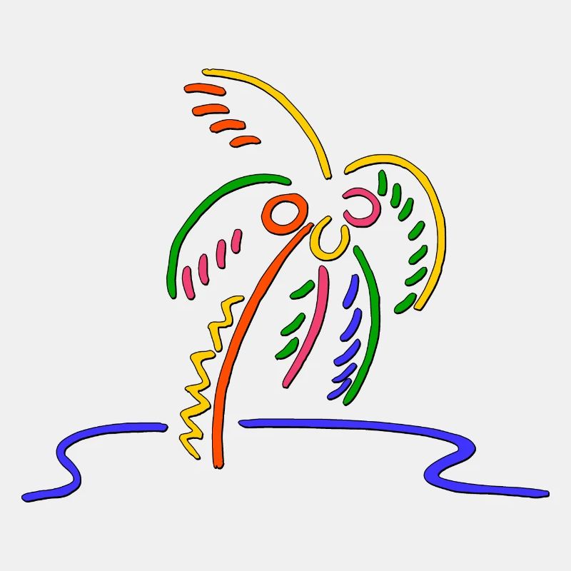 Palme am Meer