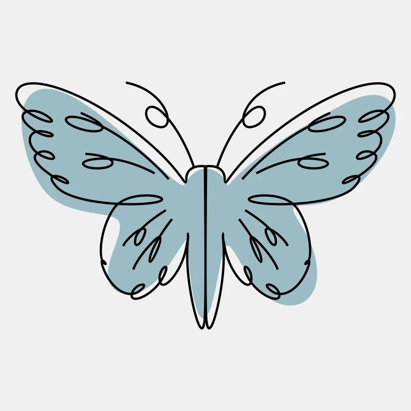 Papillon de conception abstraite