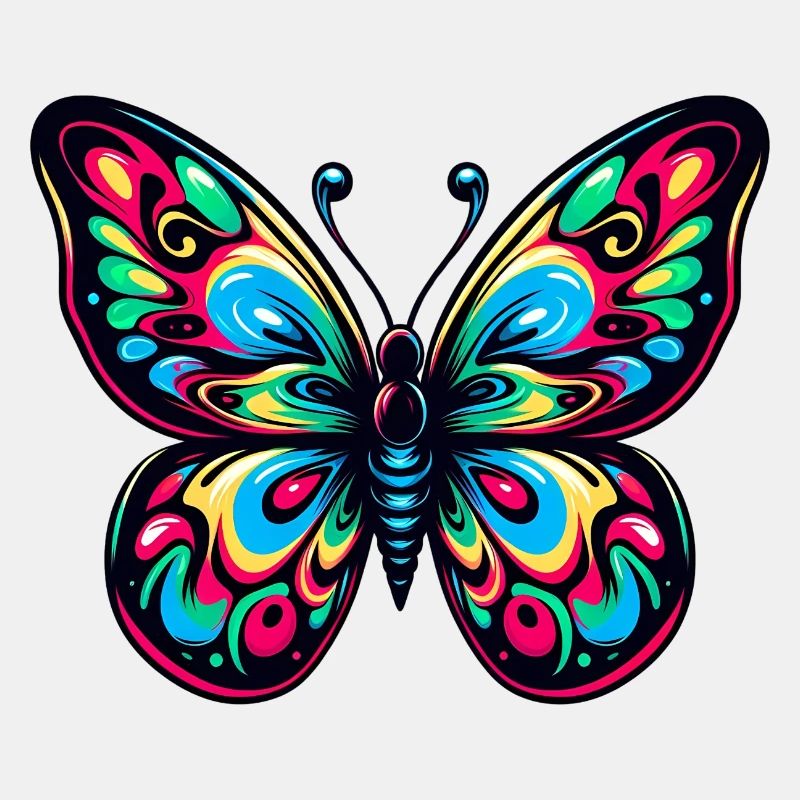 Bunter Schmetterling