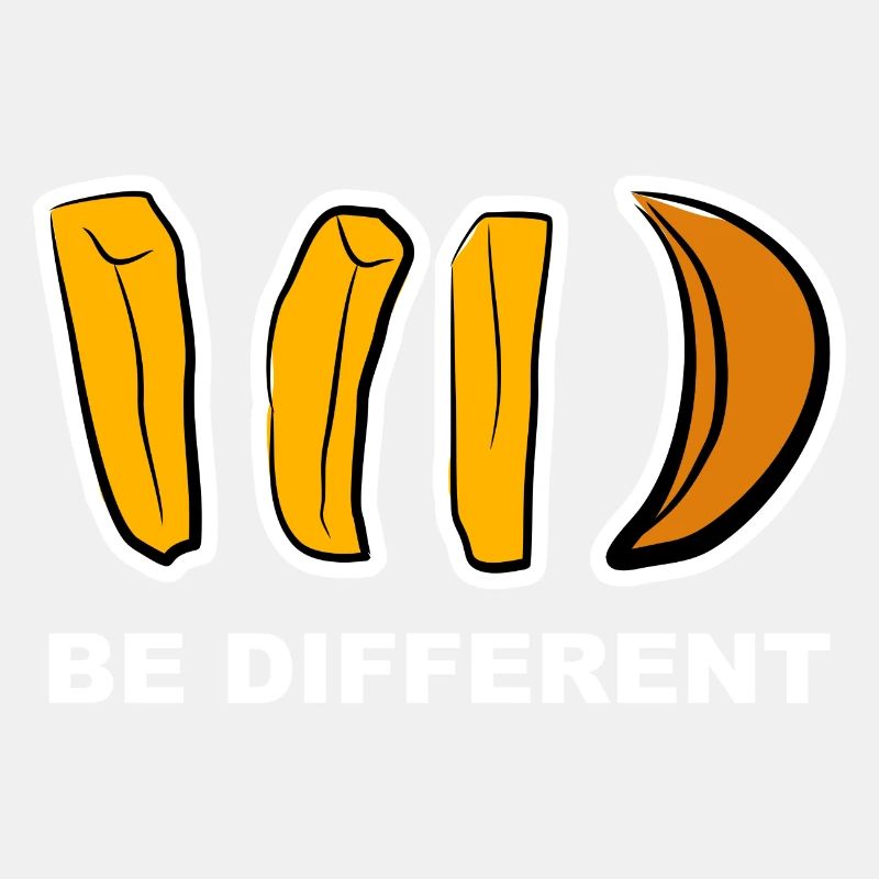 Anders, Different, Aussenseiter, Pommes, Geschenk,