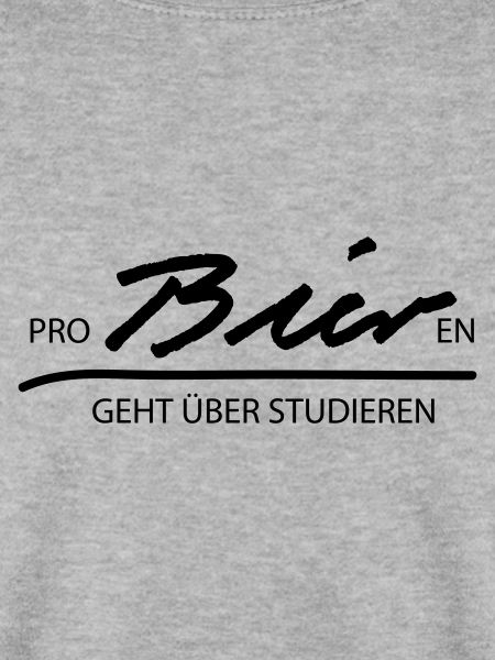 Probieren geht über studieren