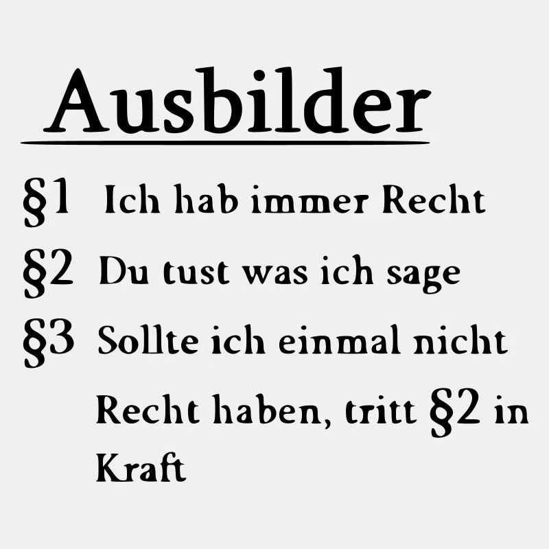 Ausbilder Spruch lustig
